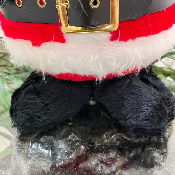 🎅Vintage🎅 Made In USA Rennoc 1982 Santakins Santa Claus Plush With Rubber Face - Picture 4 of 13
